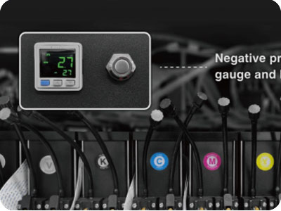 None after-service negative Ink supply system