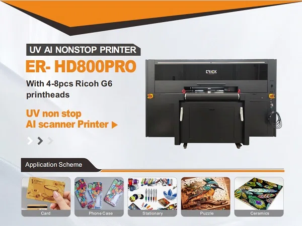 ER-HD800PRO AI UV Printer